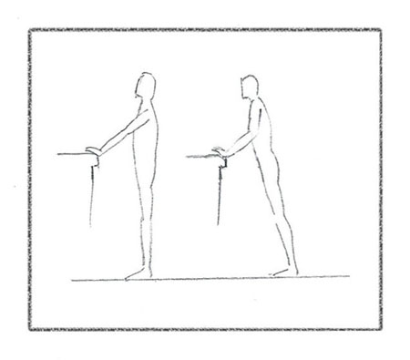 figure drawing – stretch & compress